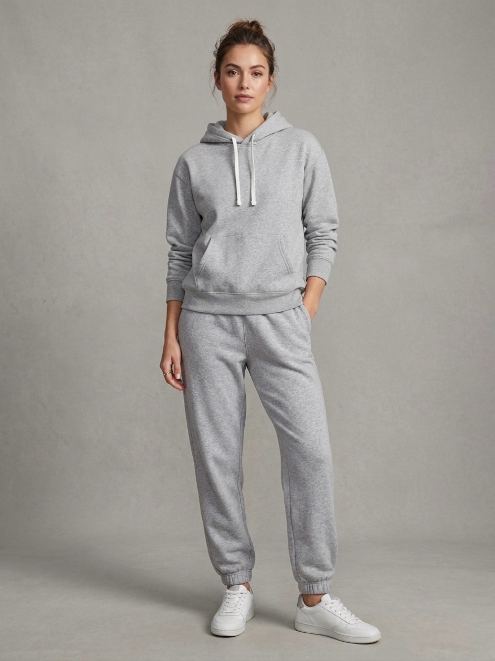 Heather Grey Gap Jogger Sweatpants | Size L